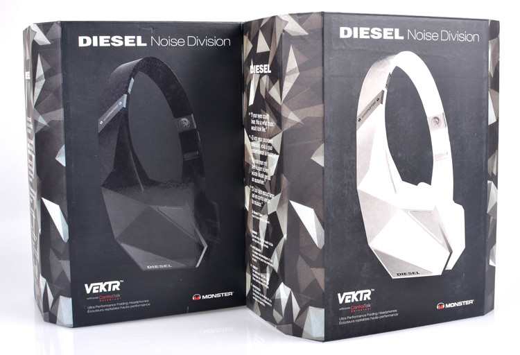 Monster - Diesel Noise Division VEKTR White Headset made in china grgheadsets-com.ecer.com