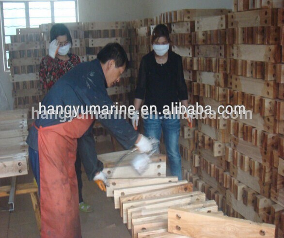 Marine ship wooden material Pilot's Rope Ladder