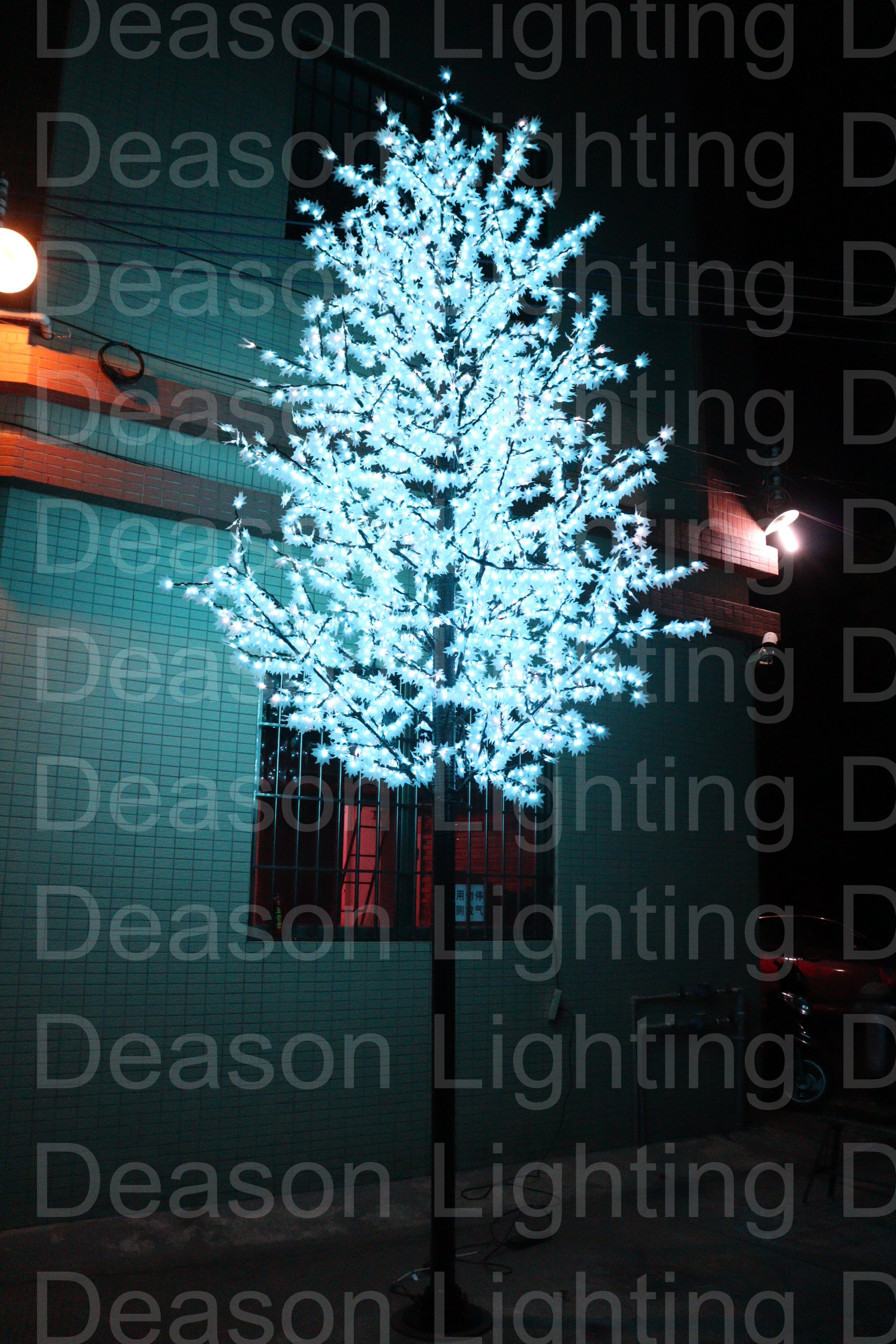 rgb color changing led maple tree lights