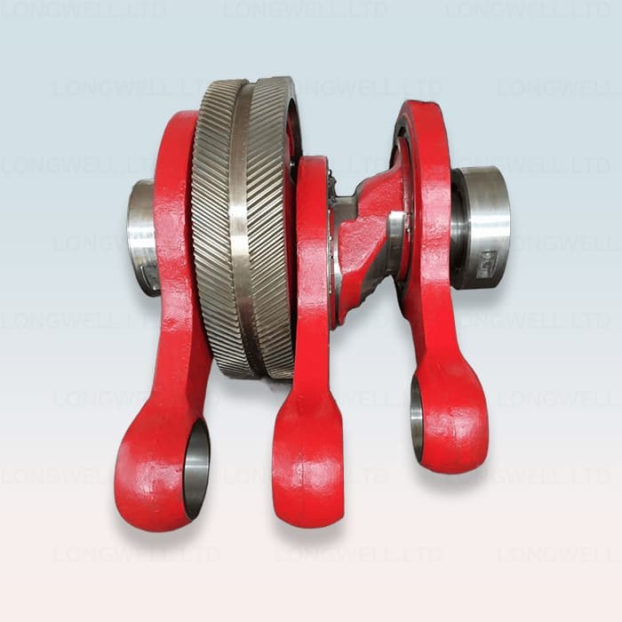 11-3161-0200 Crankshaft Assembly GH3131-02.00 Forged Steel Mud Pump Accessories