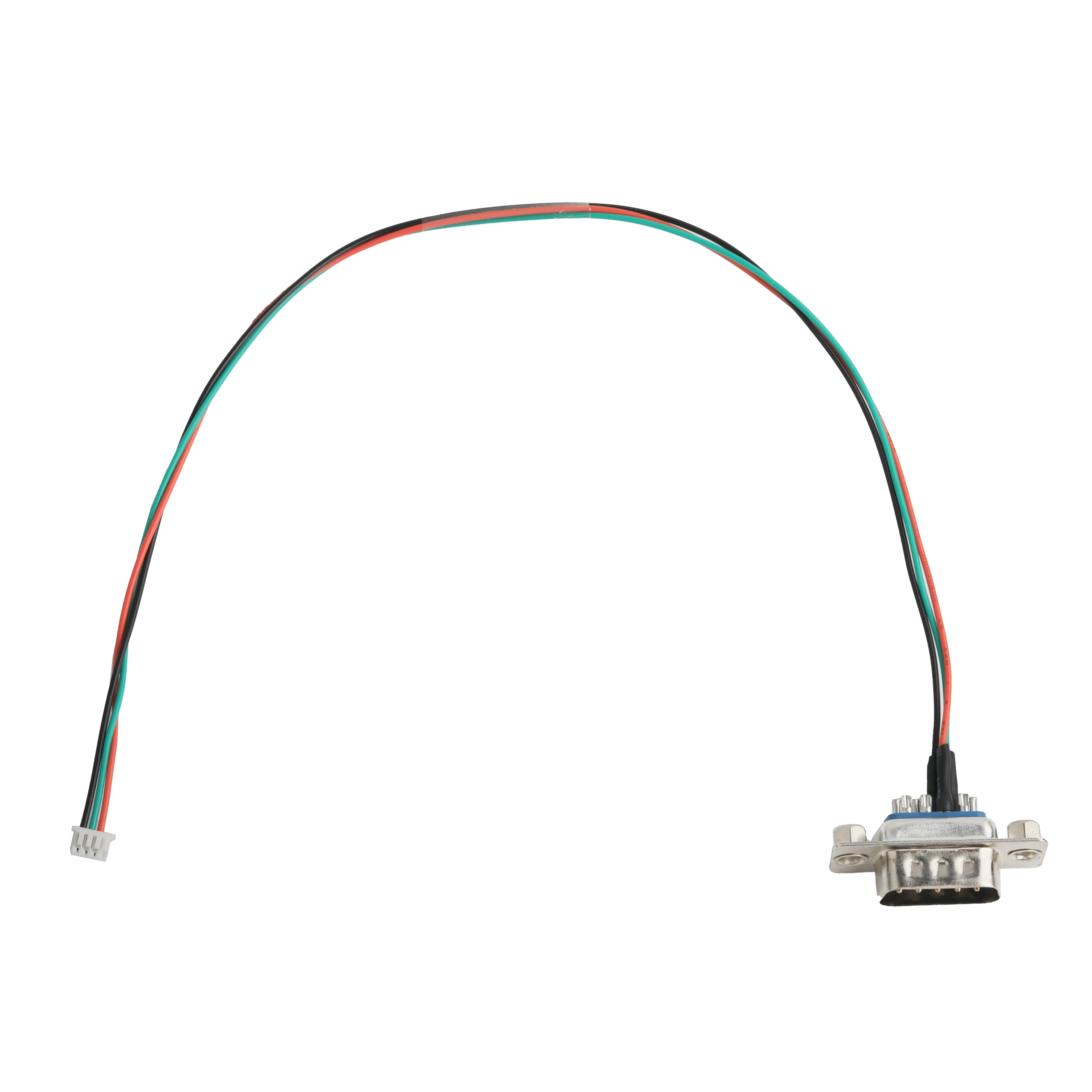 DB 9P LVDS Cable Assembly D-SUB-9P Male Solder To MX1.25mm 4Pin Wire Connector OEM/ODM