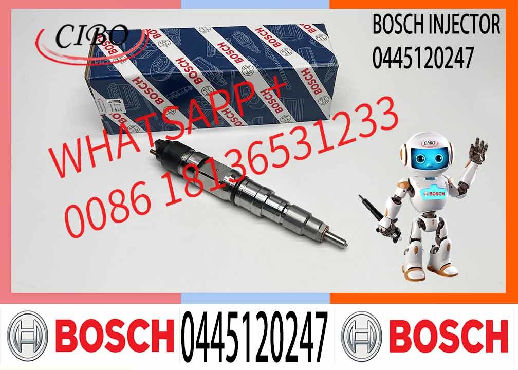 diesel fuel injector 0445 120 247 injector of diesel generator Genuine part fuel injector 0445120247