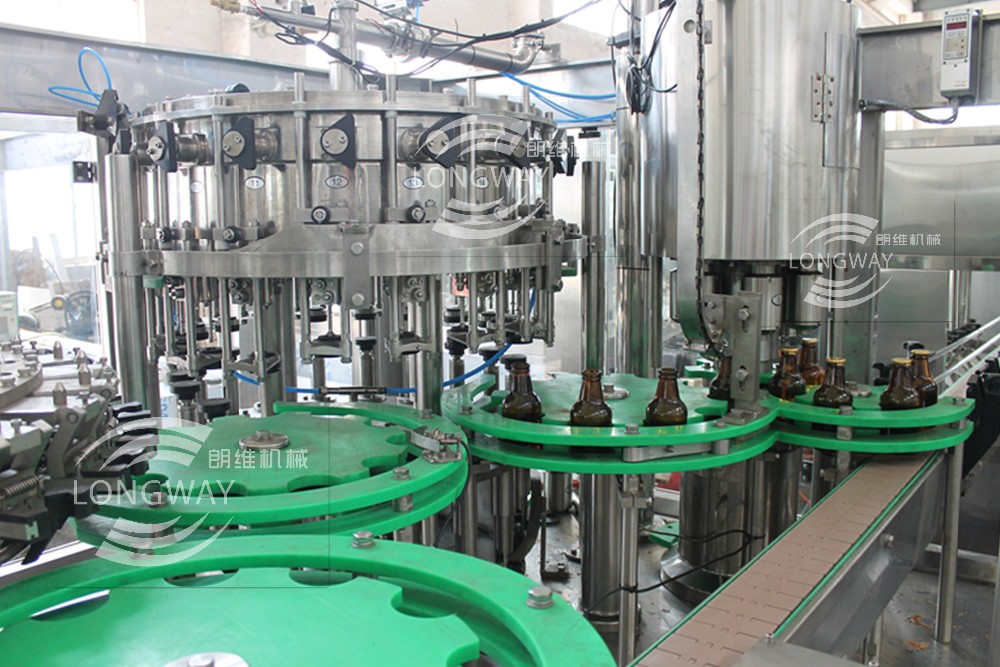 100% Factory for sale Pull Ring Cap Carbonated water Filling Machine Glass bottle Pull Ring Cap