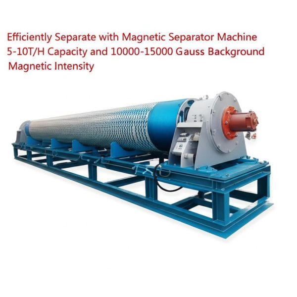 Efficiently Separate with Magnetic Separator Machine 5-10T/H Capacity and 10000
