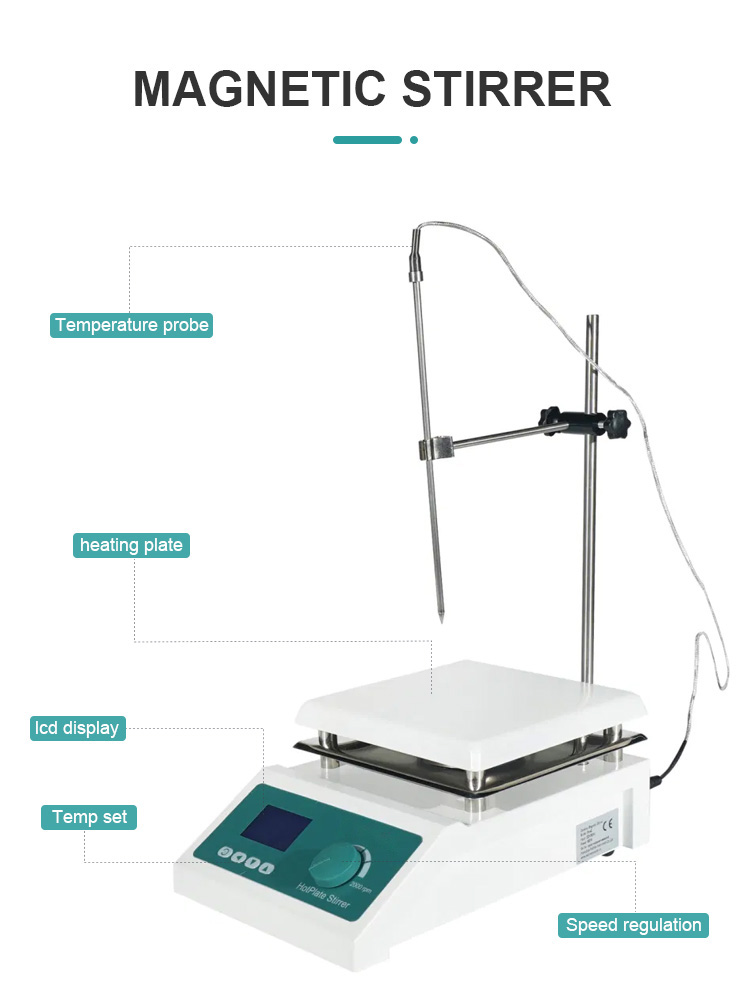Advanced Laboratory Magnetic Stirrer with Max. Volume of 5000ML and Digital Display