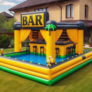  New Design Awesome Inflatable Pool Bar Inflatable Pub House Tent Inflatable Pool Bar Floating Inflatable Pool Pub Bar Manufactures