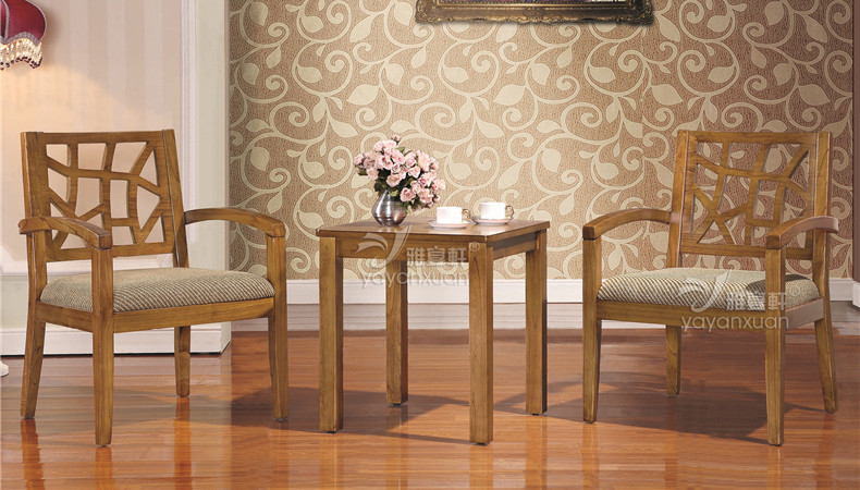Small Meeting Table With Two Chairs Set For Sale In Chinese Factory (YW-37)