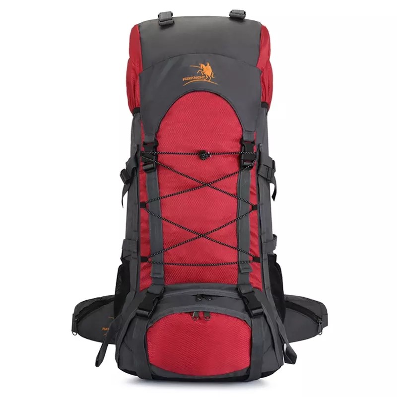 Blue 60L Waterproof Camping Backpack BSCI Mountain Climbing Backpack