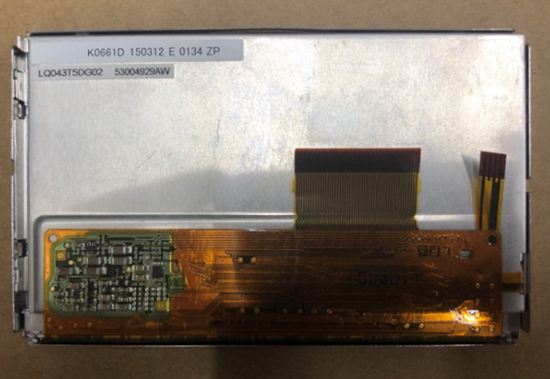4.3" LCM 480×234RGB 500cd/m² LQ043T5DG02 Sharp TFT LCD Display
