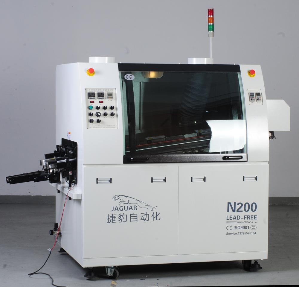 Compact Wave Soldering Machine , Touch Screen Control Hot Air Reflow Oven