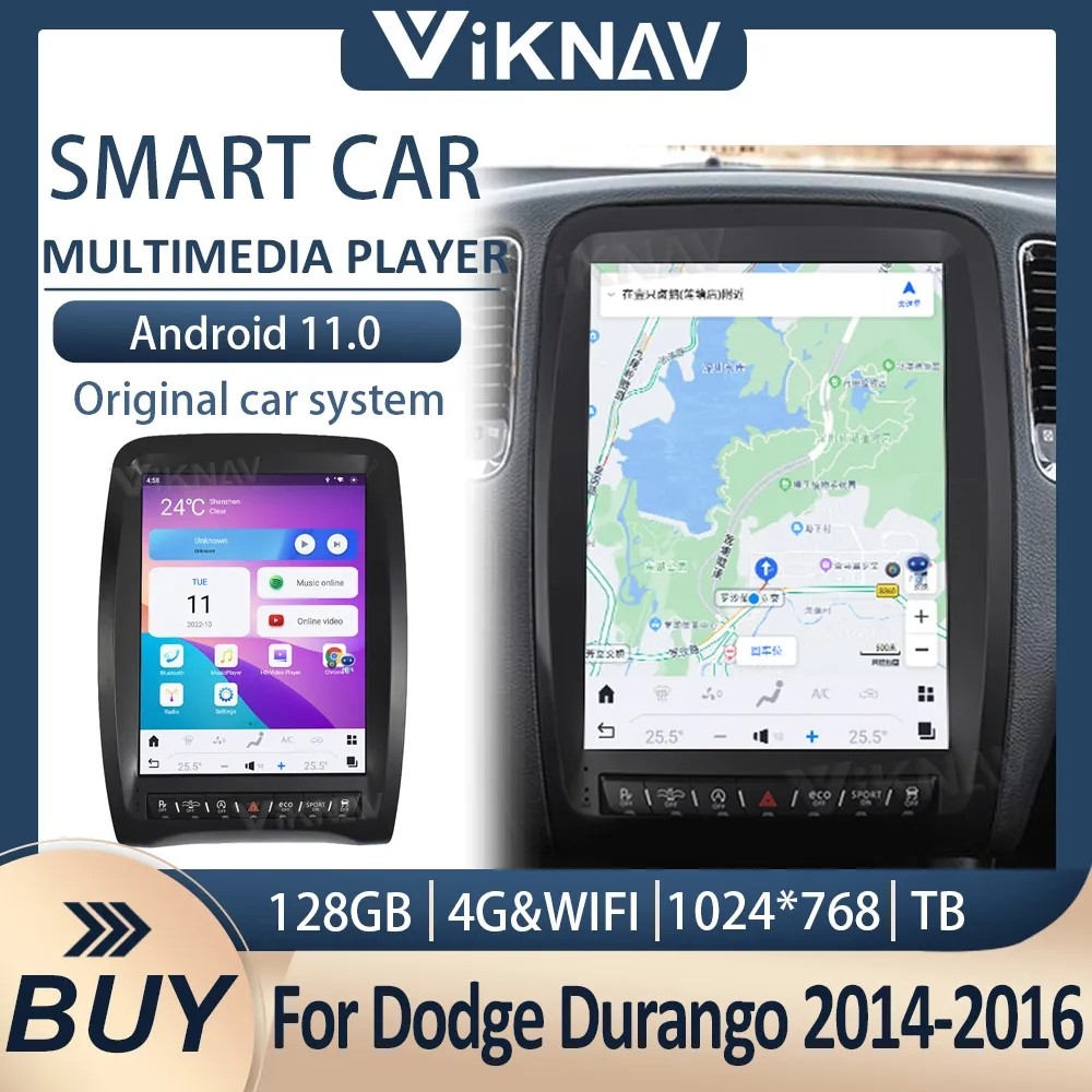 1024x768 Android Car Radio For 2014-2016 Dodge Durango