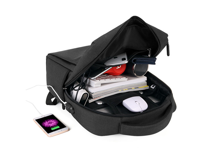 High Quality Anti-theft Waterproof USB Backpack Laptop Backpack With USB Cable