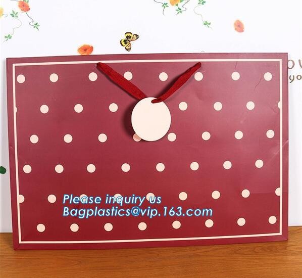 Luxury Paper Gift Carrier Shopping Bag Party Bag with Handles,printed paper carrier bag for apparel shopping bag, bageas