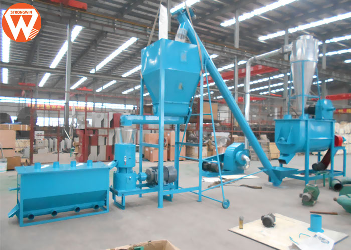 poultry feed processing machine