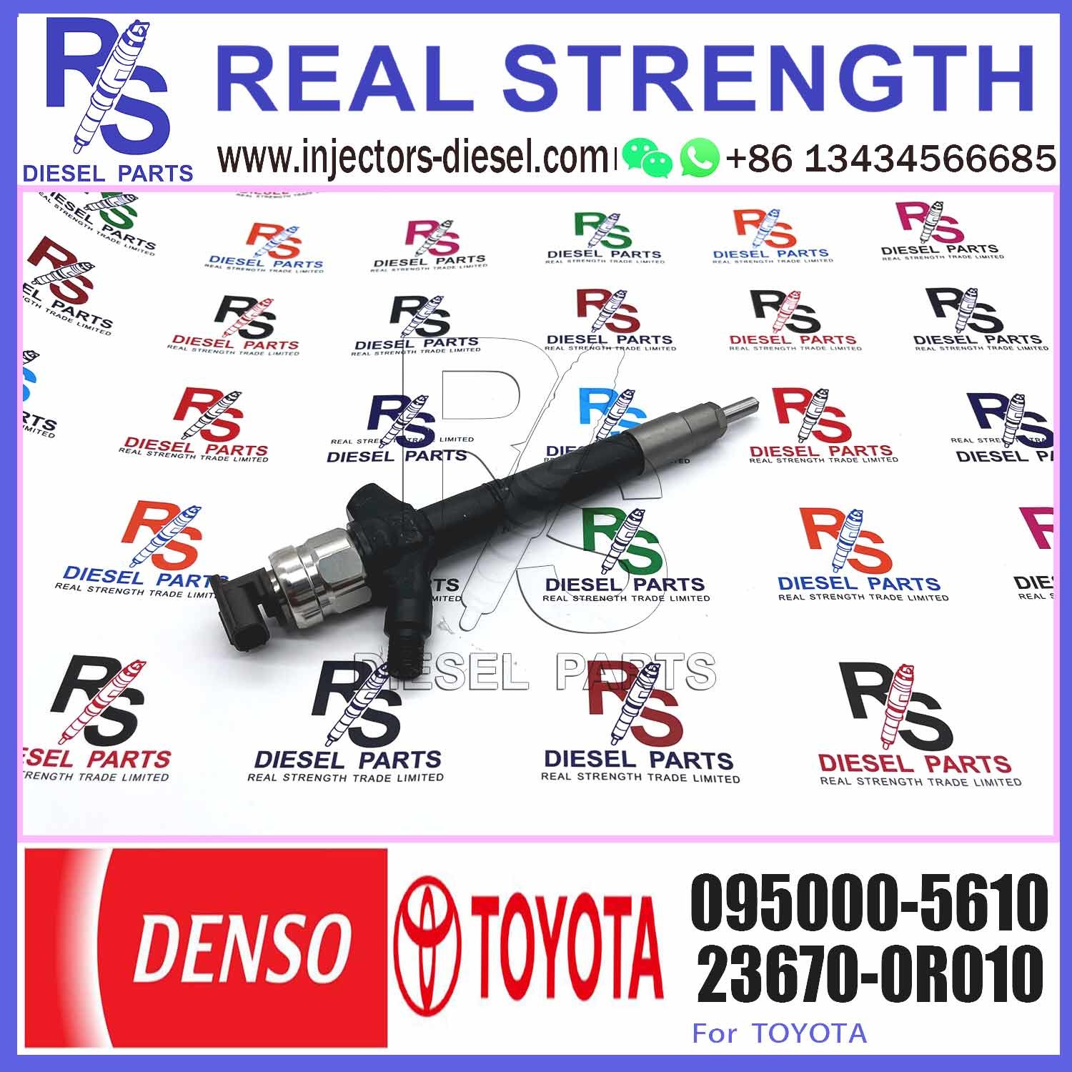 Nozzle Injector 0950005610 095000 5610 Diesel Fuel Engine Injector 095000-5610 For Toyota Avensis 2.2 D 2AD-FTV
