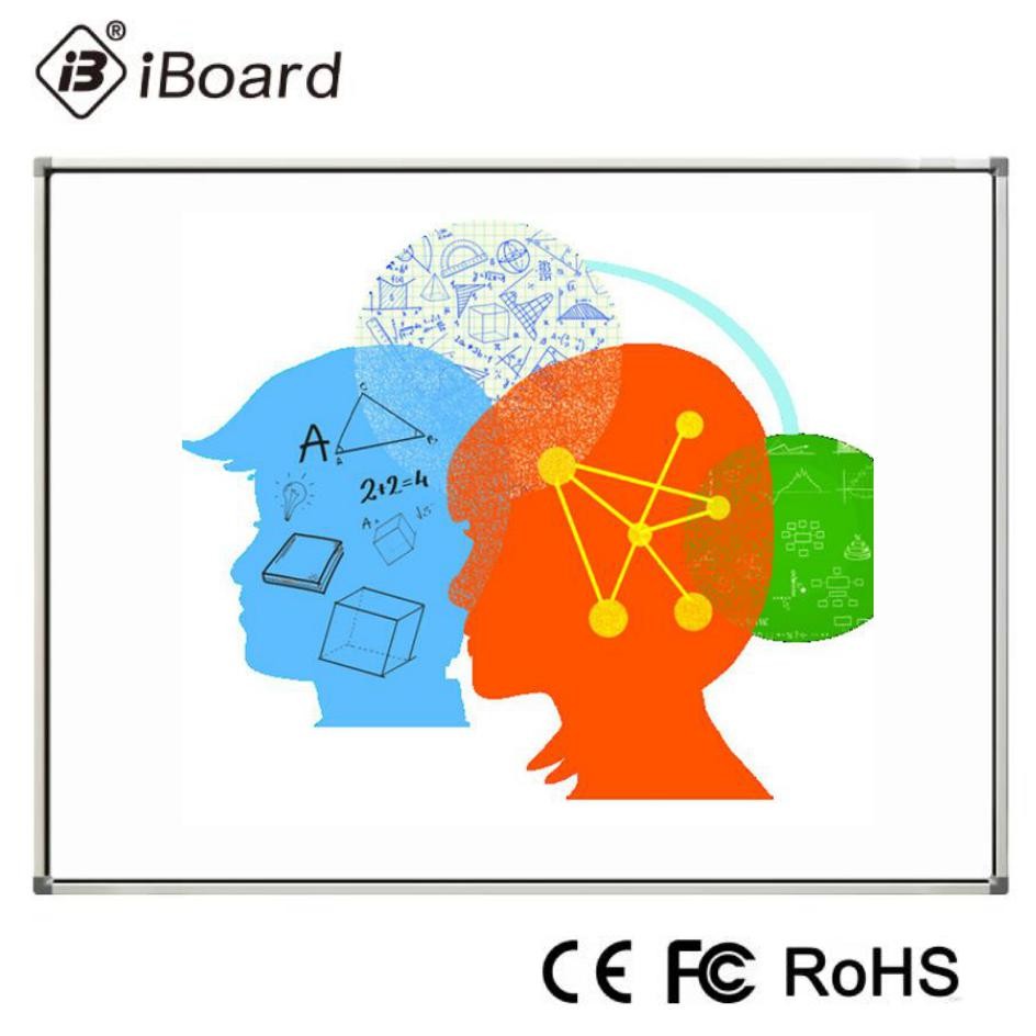 Infrared Interactive Whiteboard, Smart Board With Powerful Writing Software 3 Years Warranty 20kg