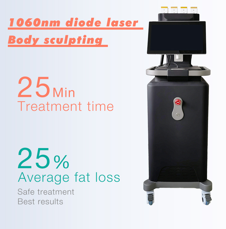 1060nm Diode Laser Non-Invasive Body Sculpting Machine for Fat Reduction and Slimming