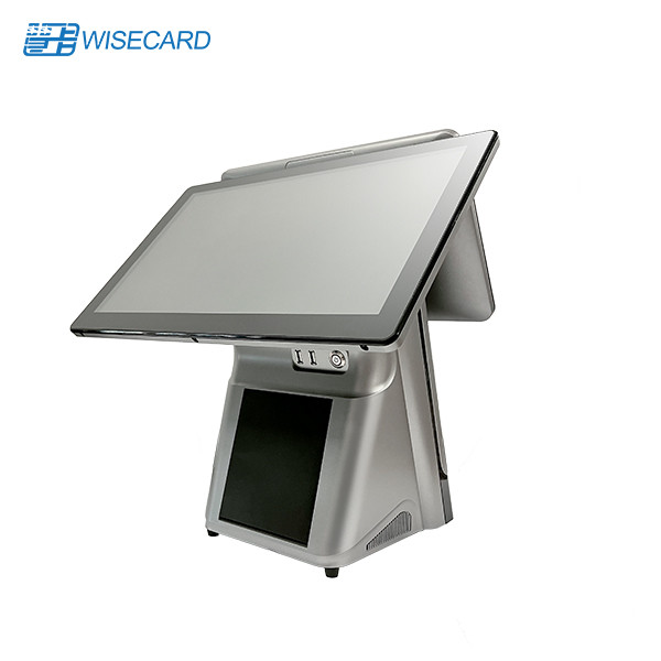Wireless Desktop Dual Touch Screen POS Machine RK3399 Processor Wins / Android OS