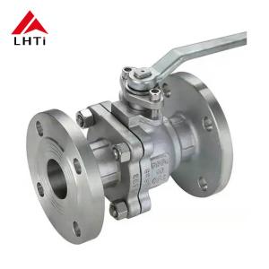 China Titanium TA1 TA2 TA10 Gr2 Gr3 Floating Ball Valve Flanged End Connection for Acetic Acid Flow – ANSI Class 150 Class 300 on sale