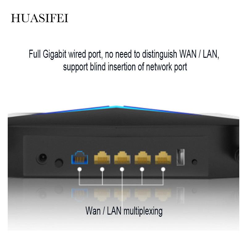 12V DC Power 5G Wifi 6 Router 1800Mbps Openwrt Wifi6 Mesh Router