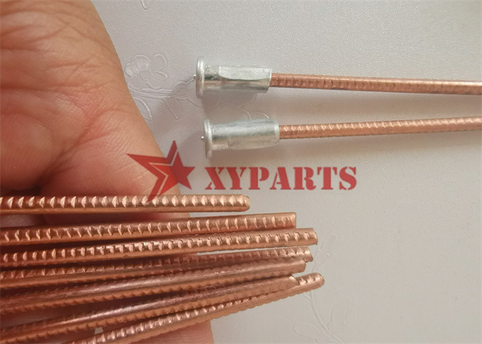 Ship Building M3x90mm Length Copper Steel Bimetal Pins With Aluminum Weld Base