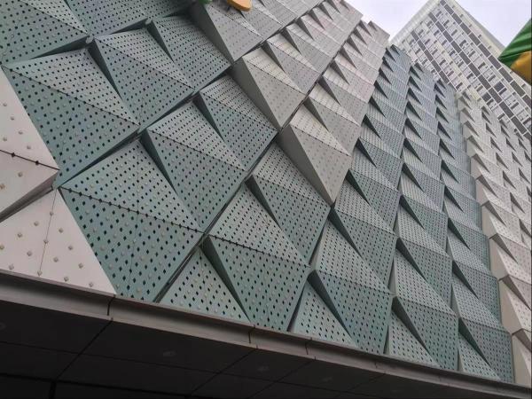 Customizable Metal Ceilings Aluminum Curtain Wall with Superior Weather