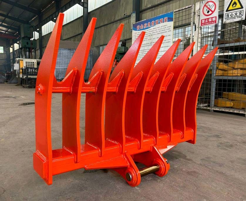 20 Ton Excavator Rake Bucket Ex200 Excavator Root Rake