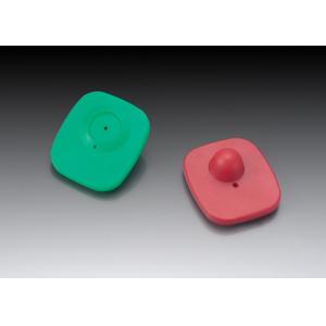 China Mini Square Tag Green / Red EAS RF Tag 8.2MHz / 4.75Mhz / 3.25Mhz / 1.95Mhz HAX001-2 on sale