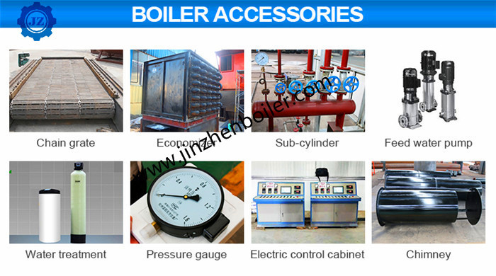 6 Ton 6000kg/H Chain Grate Stoker Coal Wood Pellet Fired Steam Boiler For Textile Industry