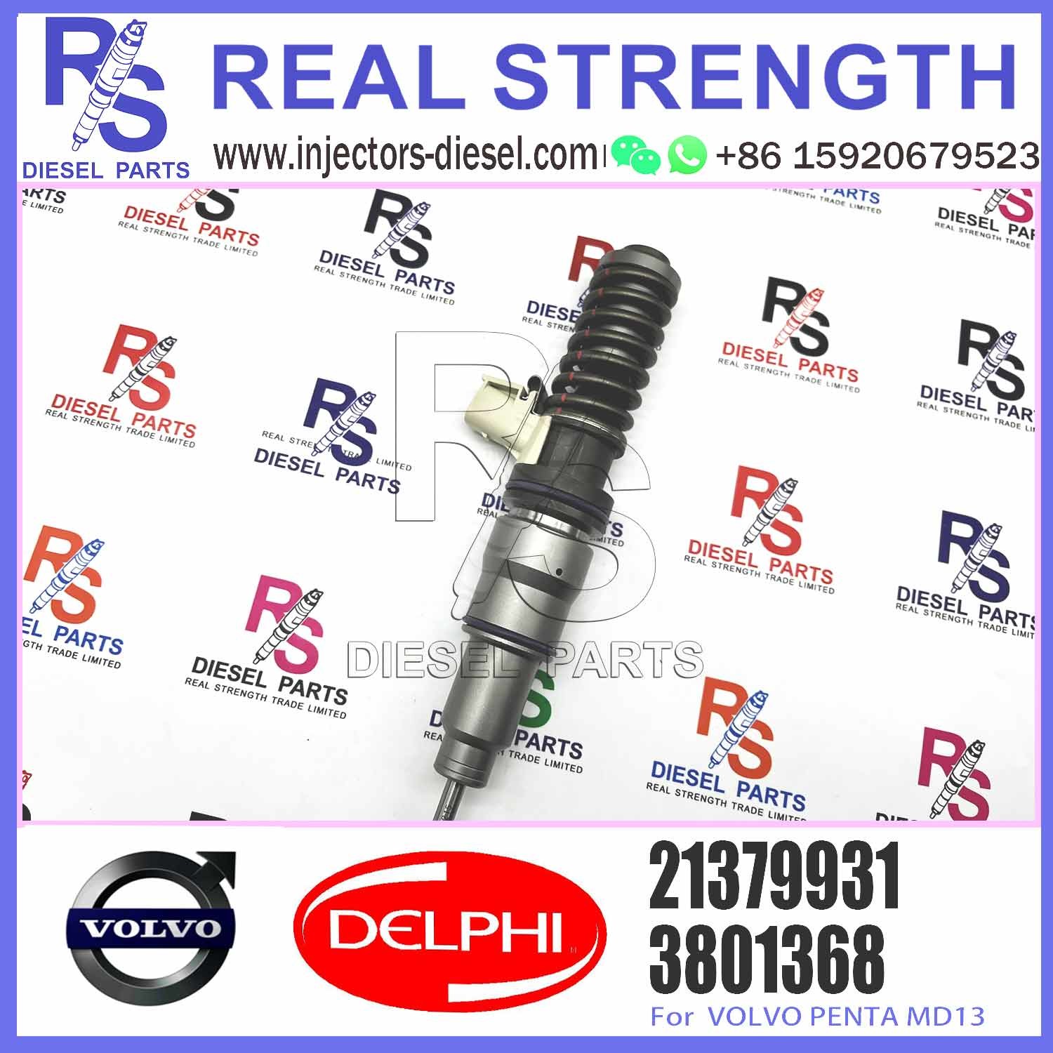 3801368 High Quality Voe3801368 21379931 Voe21379931 Bebe4d27001 Bebe4d18001 Common Rail Fuel Injector For V-O-L-V Md13