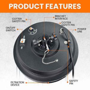 Factory Custom 36W Outdoor LED Flood Light Adjustable Spotlight Adjustable Mast