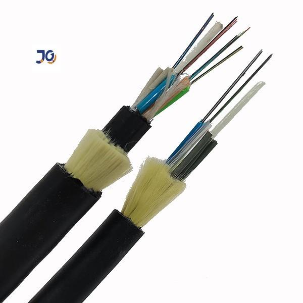 HDPE Overhead Outdoor No Metal 12/24/36/48 Cores Singlemode ADSS Fiber Optic
