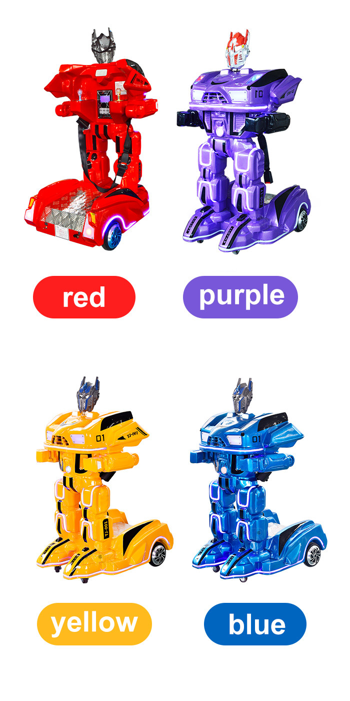 Amusement Battery Operated Walking Robot Ride For Kids Theme Park