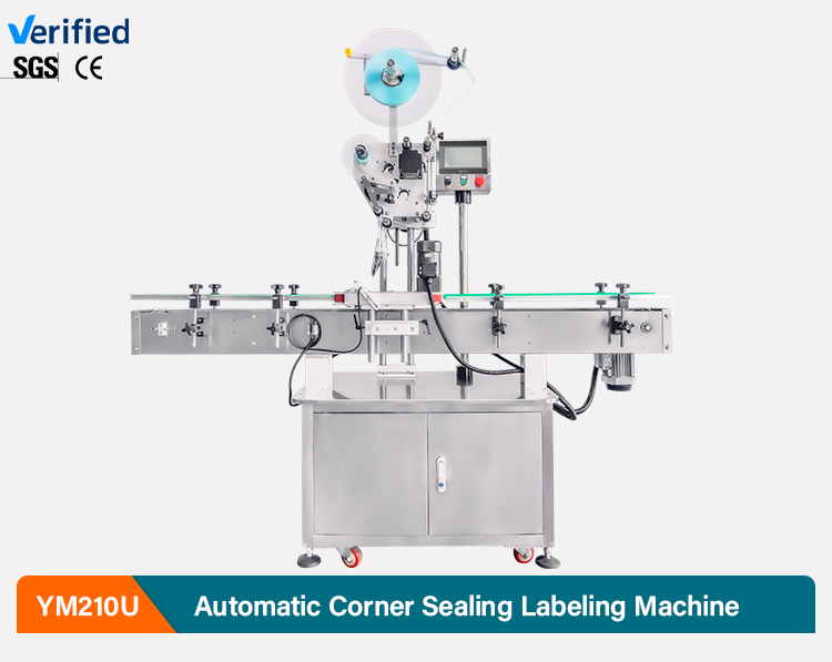 YIMU Packaging Machine Carton Box Corner Warp Labeller Flat Surface Pasting Labeling Machine