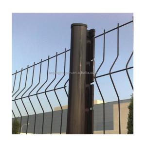 PVC Coated Green 3d V Triangle Bending Curved Welded Wire Mesh Triangle Fence