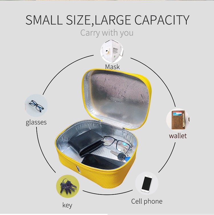 Home Handheld USB LED Germicidal Uv Sterilization Bag
