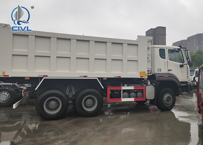 336/371HP Sinotruck Howo White/Red Colour Heavy Duty Dump Truck Tipper Truck Forconstruction site