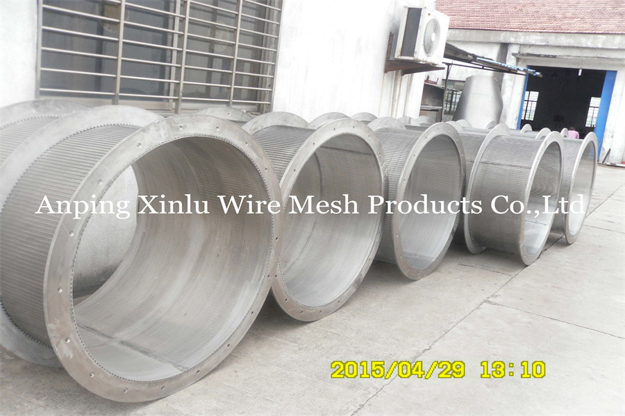 Inner Diameter 1250mm Wire Mesh Drum Full Welded For Waste Water
