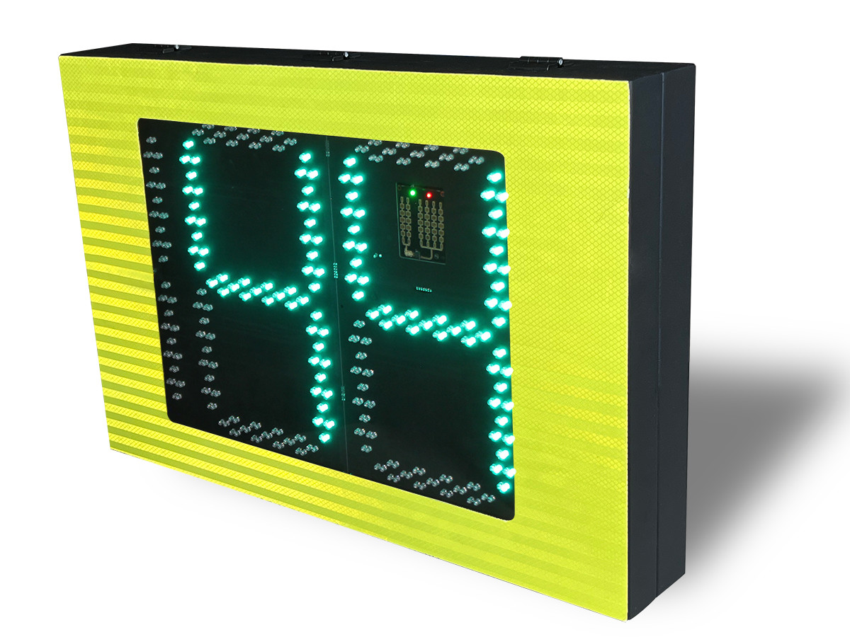 2 Digit and a half Traffic Speed Sign With Warning Function