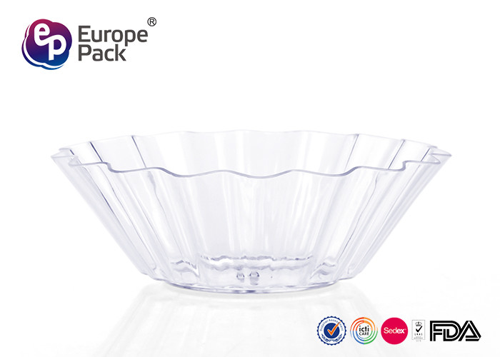 Food Grade Clear Plastic Bowls Disposable Dessert Dishes 42ml