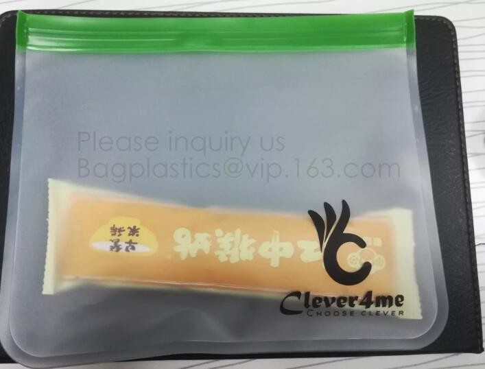 Reusable Silicone Food Storage Bag Washable Silicone Fresh Bag for Fruits Vegetables Meat Preservation bagplastics bagea