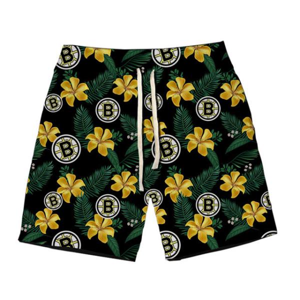 Summer Beach Trousers Customize Logo Men's Casual Shorts Summer Double Layer