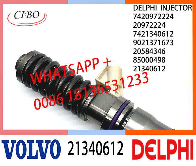 Common Fuel Diesel Injector 21340612 7420972224 20972224 7421340612 20584346 85000498 E3.18 for VOL MD13 HIGH POWER