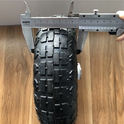350 4 White Rim Sack Barrow Wheel 10 Inch Rubber Wheelbarrow Wheels For Trolleys