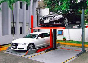 China 2300kg Multilayer Parking System CE 2 Post Car Lifts For Home Garage on sale