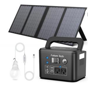 China FTB70000 Power Bank with 350W Solar Generator,60W Solar Panel and 10W USB LED Light Kit on sale