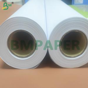 20LB Double Side White High Precision CAD Plotter Paper Rolls