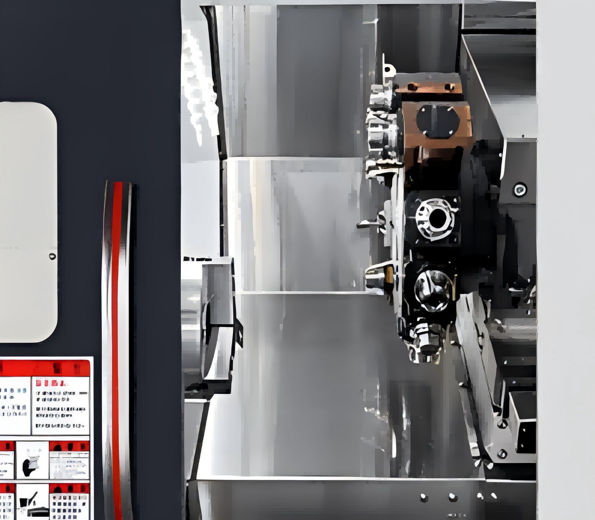 High Performance 3 Axis CNC Turret Lathe Automatic CNC Turning Lathe Machine