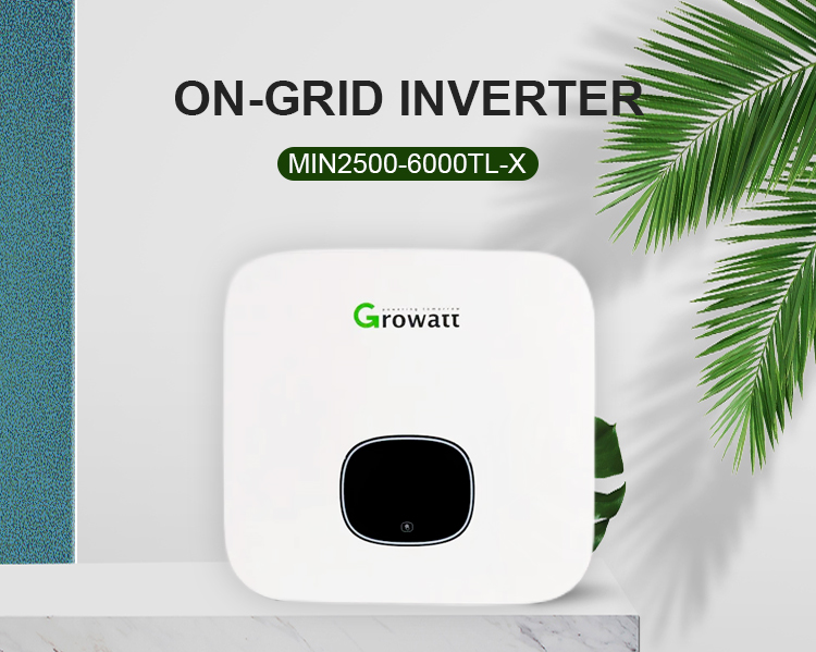 Growatt Brands On Grid Solar Inverter for 5000W Solar Panels and 24V48V Battery Voltage