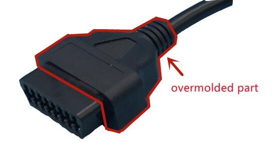 OBD2 OBDII Male to BMW OBD2 Female and OBD2 Female Splitter Y Cable